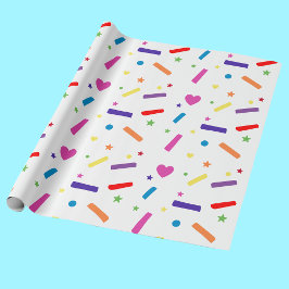 Sweet Sprinkle Geburtstagsparty Thema Geschenkpapier