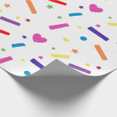 Sweet Sprinkle Geburtstagsparty Thema Geschenkpapier (Ecke)