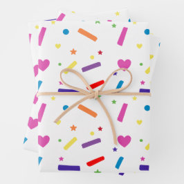 Sweet Sprinkle Geburtstagsparty Thema Geschenkpapier Set
