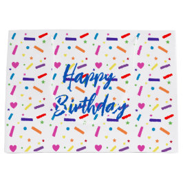 Sweet Sprinkle Geburtstagsparty Thema Große Geschenktüte