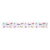 Sweet Sprinkle Geburtstagsparty Thema Satinband (Vorderseite)