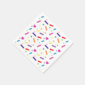 Sweet Sprinkle Geburtstagsparty Thema Serviette (Ecke)