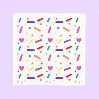 Sweet Sprinkle Geburtstagsparty Thema Serviette