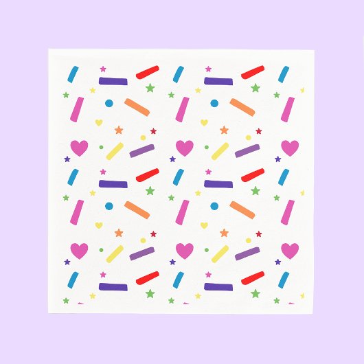 Sweet Sprinkle Geburtstagsparty Thema Serviette