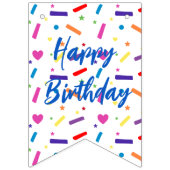 Sweet Sprinkle Geburtstagsparty Thema Wimpelkette (Dritte Fahne)