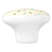 Sweet Sprinkles Ceramic Knob (Vanilla Cream) Keramikknauf (Seitenansicht)