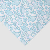 Sweet Sprinkles Ombre Blue Seidenpapier (Ausschnitt)