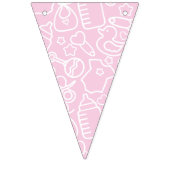 Sweet Sprinkles Pink Wimpelkette (Dritte Fahne)