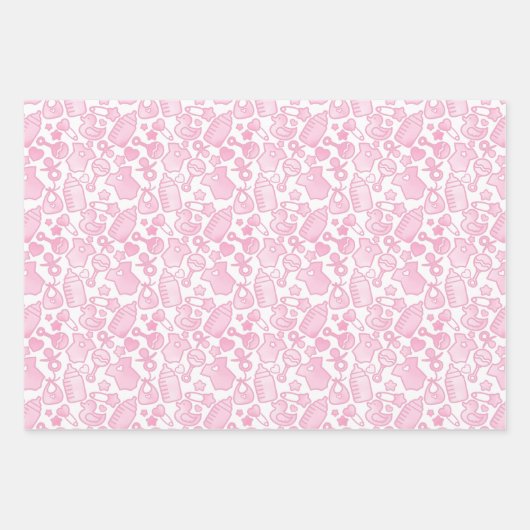 Sweet Sprinkles Sweet Pinks Geschenkpapier Set (Vorderseite 3)