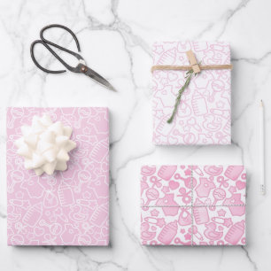 Sweet Sprinkles Sweet Pinks Geschenkpapier Set