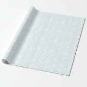 Sweet Sprinkles White Blue Geschenkpapier (Ungerollt)