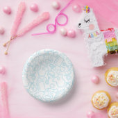 Sweet Sprinkles White Blue Pappteller (Party)