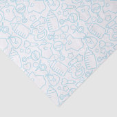 Sweet Sprinkles White Blue Seidenpapier (Ausschnitt)