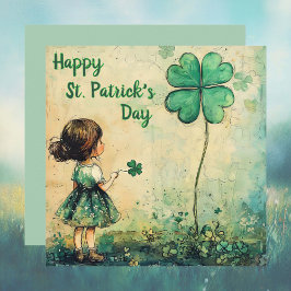 Sweet St Patrick's Day Card Feiertagskarte