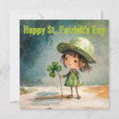 Sweet St. Patrick's Day Feiertagskarte (Vorderseite)