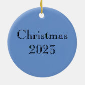 Sweet Stached Glass Coyote Keramik Ornament (Hinten)