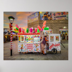 Sweet Stalls, Las Grutas, Rio Negro, Argentinien Poster