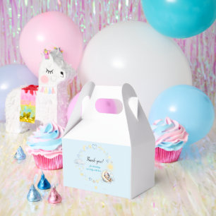Sweet Stars Blue Clouds Teddy Bear Baby Dusche Geschenkschachtel