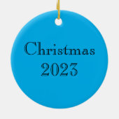 Sweet Stated Glass Beaver Keramik Ornament (Hinten)