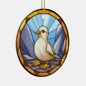 Sweet Stated Glass Dog Baby Chick Keramik Ornament (Rechts)