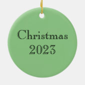 Sweet Stated Glass Donkey Keramik Ornament (Hinten)