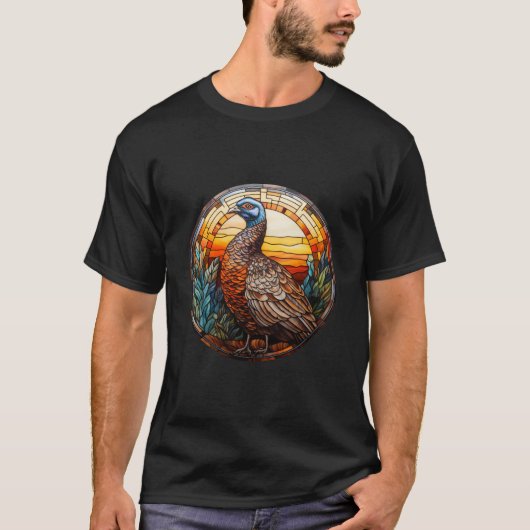 Sweet Stated Glass Pheasant Hen T-Shirt (Vorderseite)