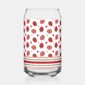 Sweet Strawberries Muster Dosenglas (Vorderseite)