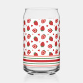 Sweet Strawberries Muster Dosenglas (Links)