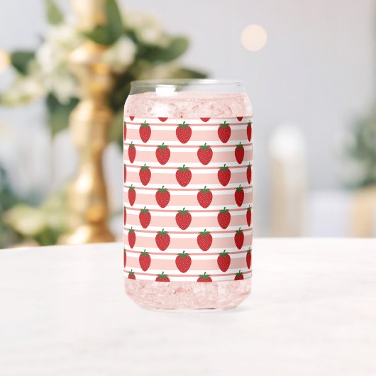 Sweet Strawberries Muster Dosenglas (Insitu (Hochzeit))