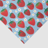 Sweet Strawberries Muster Seidenpapier (Detail)