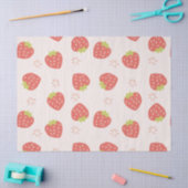 Sweet Strawberries Pattern Tissue Paper Seidenpapier (Basteln)