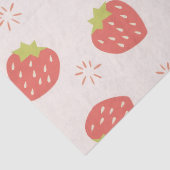 Sweet Strawberries Pattern Tissue Paper Seidenpapier (Detail)