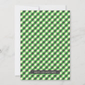 Sweet Strawberry Baby Dusche Einladung (Rückseite)