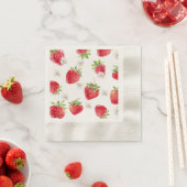 Sweet Strawberry Baby Dusche Serviette (Beispiel)