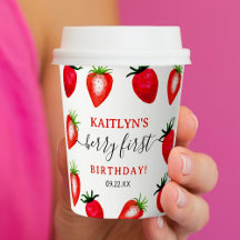 Sweet Strawberry Berry Erster Geburtstag