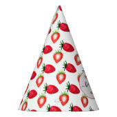 Sweet Strawberry Berry First 1st Birthday Partyhütchen (Links)