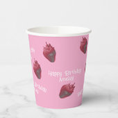 Sweet Strawberry Birthday Paper Cup Pappbecher (Links)