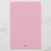 Sweet Strawberry Briefpapier (Rückseite)