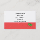 Sweet Strawberry Business Cards Visitenkarte (Rückseite)