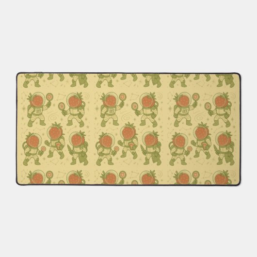 Sweet Strawberry Cosmonaut Adventure Schreibtischunterlage (Vorderseite)