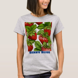 Sweet Strawberry Delight: T - Shirt von Frauen