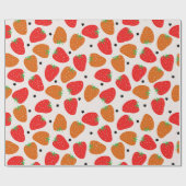 Sweet Strawberry Geschenkpapier (Flach)
