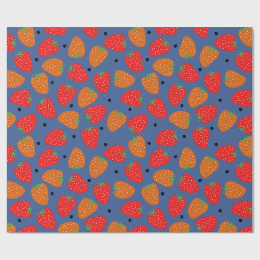 Sweet Strawberry Geschenkpapier (Flach)