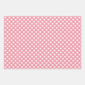 Sweet Strawberry Gingham Liebe Wrapping Paper Shee Geschenkpapier Set (Vorderseite 2)