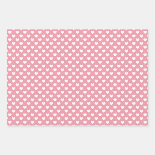 Sweet Strawberry Gingham Liebe Wrapping Paper Shee Geschenkpapier Set (Vorderseite 2)