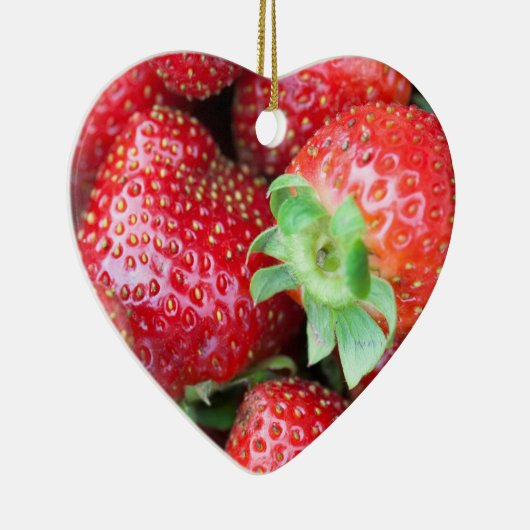 Sweet Strawberry Keramik Ornament (Rechts)