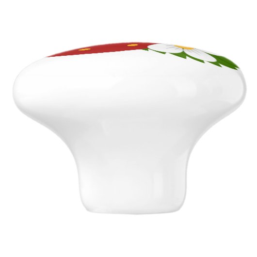 Sweet Strawberry Keramikknauf (Seitenansicht)