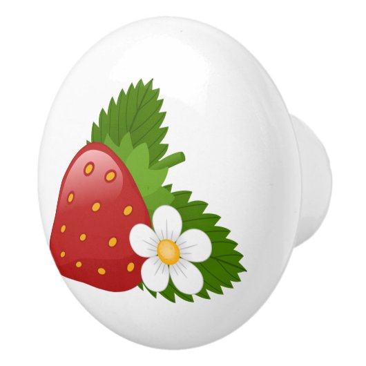 Sweet Strawberry Keramikknauf (Rechts)