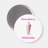 Sweet Strawberry Leckerei Magnet (Vorderseite/Rückseite)