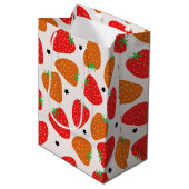 Sweet Strawberry Mittlere Geschenktüte (Vorderseite Schrägansicht)